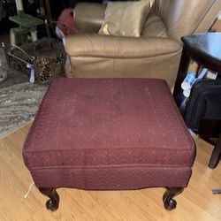 Burgundy Stool