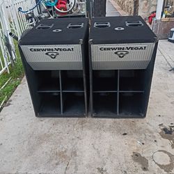 18 Inch Cerwin Vega! Subwoofers .🛑🛑Megasale🛑🛑300 For The Pair!!!