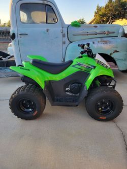 2015 Kfx90 Atv. Perfect Condition. Super Clean. Never been ridden to much. Always kept indoors. Or trade for a golf cart