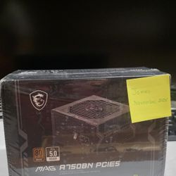 Brand new In box (Original wrap) MSI MAG A750BN Power supply 