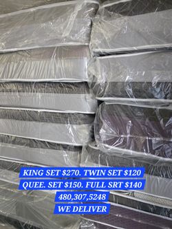 Full Mattress And Box Spring $140 All Sizes Ava