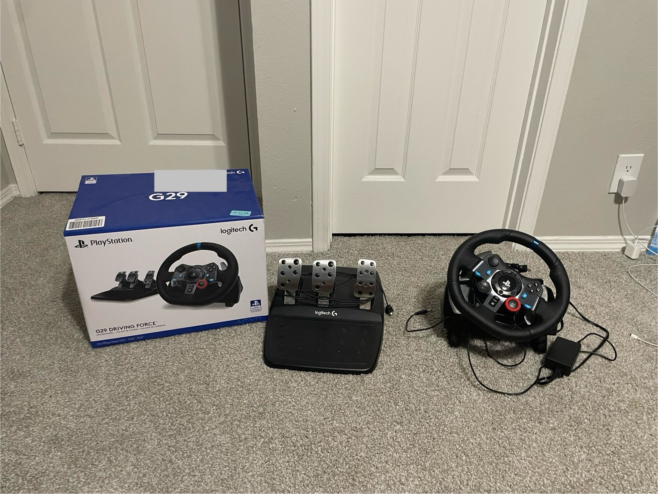 Logitech G29 Steering Wheel and Pedals For PS3/PS4/PS5