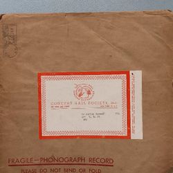 Dr Julius Màrmur Invitition Postcard From Concert Hall Society