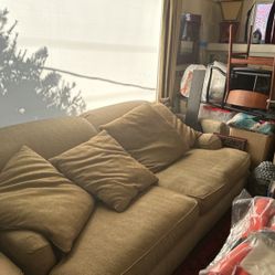 Oversized couch and chair FREE