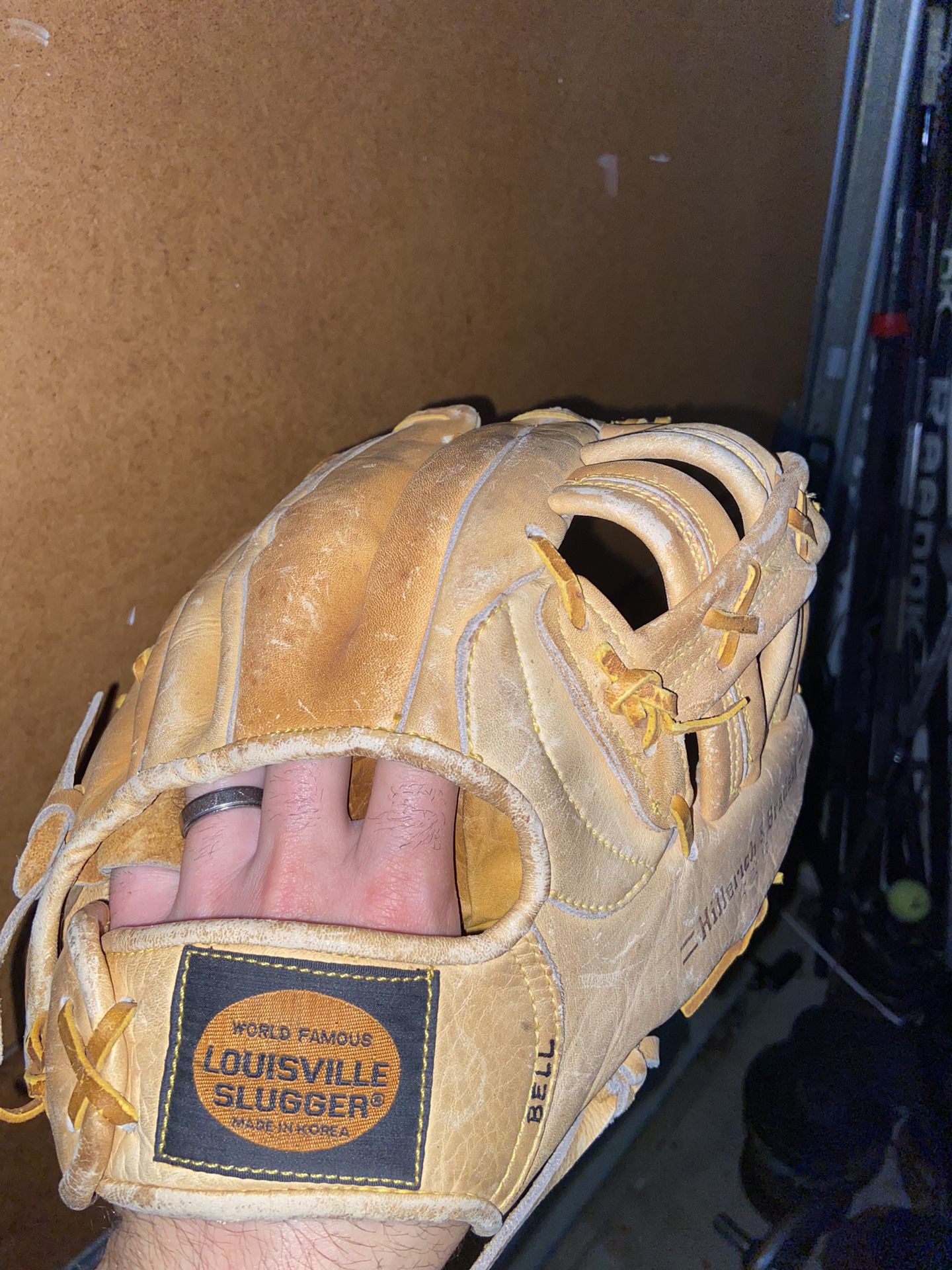 Baseball Glove On Left Hand 