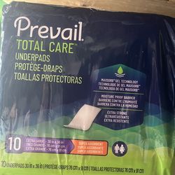 Prevail total care underpads