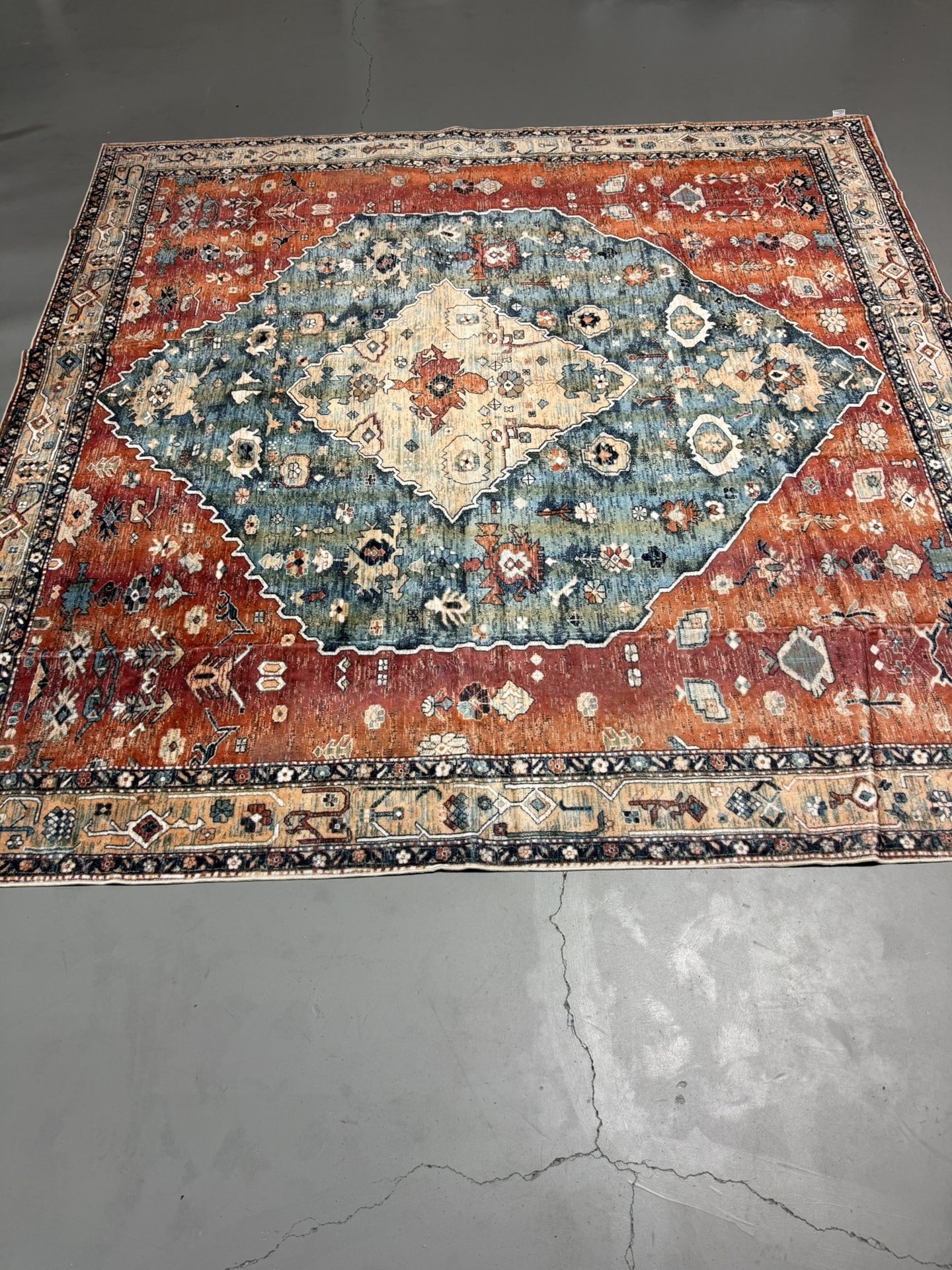 Square Area Rug 8x8 New $55