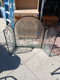 Stained Glass / Tiffany Fireplace Screen