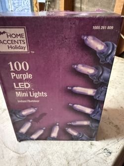 Purple Halloween Lights 