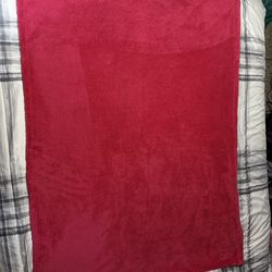 Pink T-Mobile Fleece Throw Blanket 52” X 44”