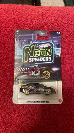Hot Wheels Neon Speeders 2016 Subaru WRX STI