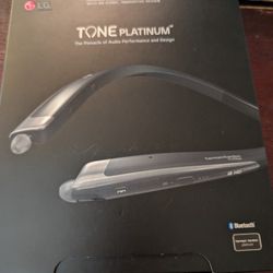 LG Tone Platinum Bluetooth headphones