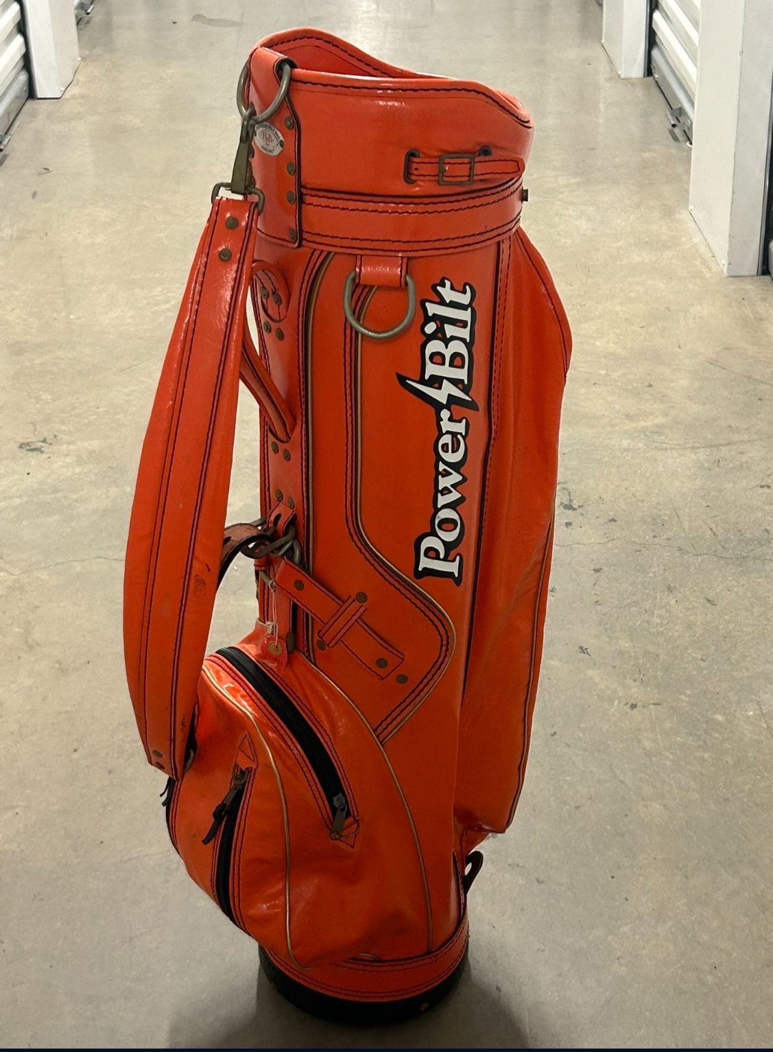 Vintage ORANGE POWERBILT Louisville Duro Bilt 9