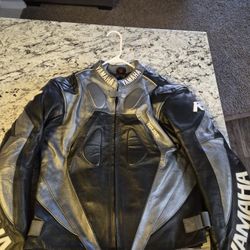 Leather Motorcyle Jacket 