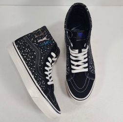 Vans Sk8-Hi 38 DX Anaheim Factory Cosmic Love Black White Sneakers Men Size 9