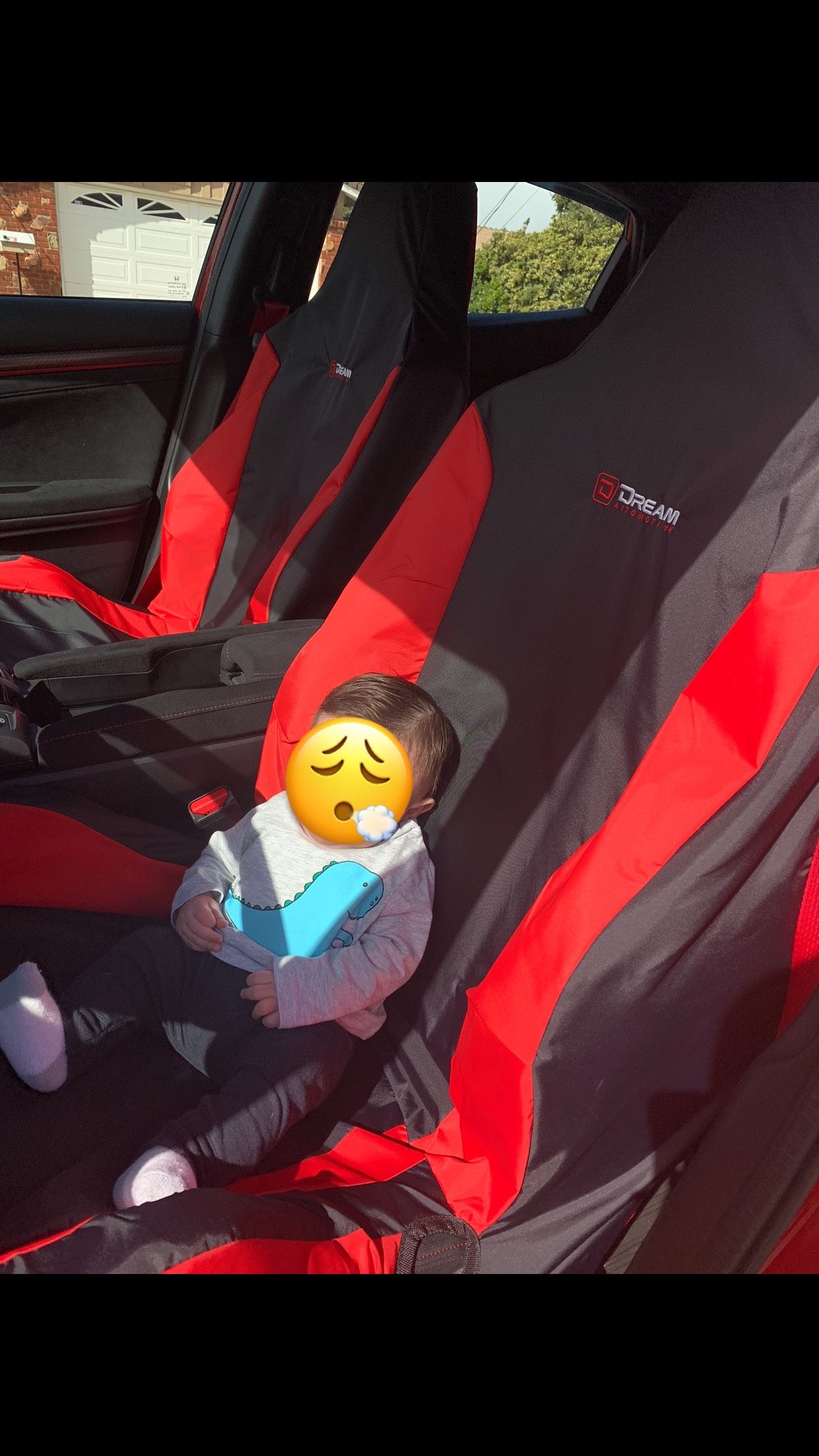 Honda Civic Type R FK8 Black Seat Covers