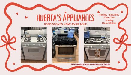 Used Stoves Now Available Starting from $450