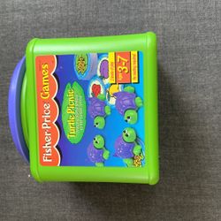 Rare Fisher Price Turtle Picnic Matching Game