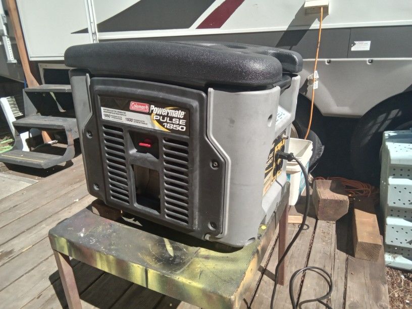 Coleman Powermate Pulse 1850 Watt Generator, Works Great. $100.00.
