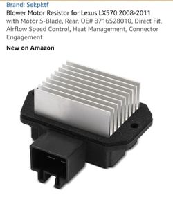 Blower Motor Resistor for Lexus LX(contact info removed)-2011