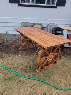 Wood table