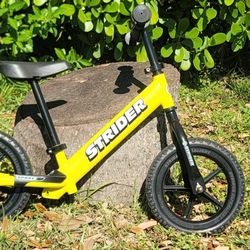 Strider Balance Bike 12” – Yellow – Great Condition