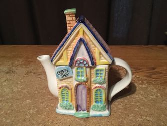 Houston harvest 2000 collector series coffee shop ceramic teapot