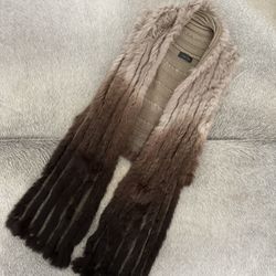 Ombré Fur Vest