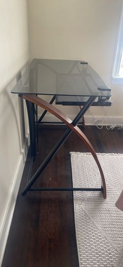 Glass desk