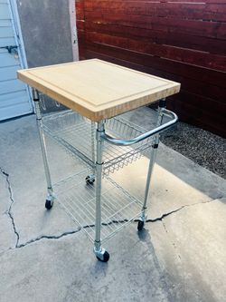 Kitchen Rolling Dish Cart