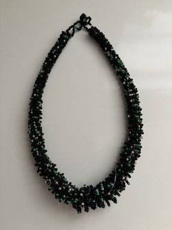 Handmade Beaded Statement Necklace