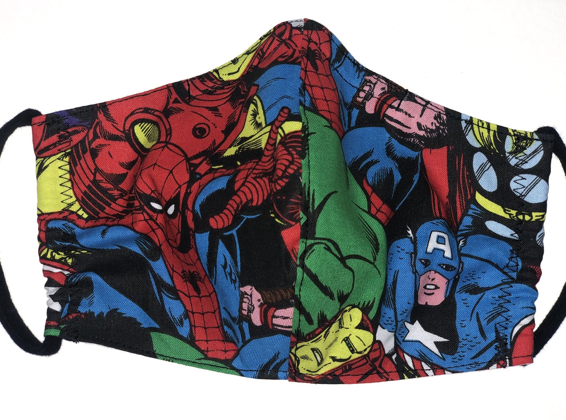 Marvel Superheroes Fabric Cloth Mask Face Cover Batman Spider-Man Dr.Who Ninja Turtle