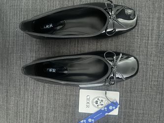 Black Patent Leather Flats