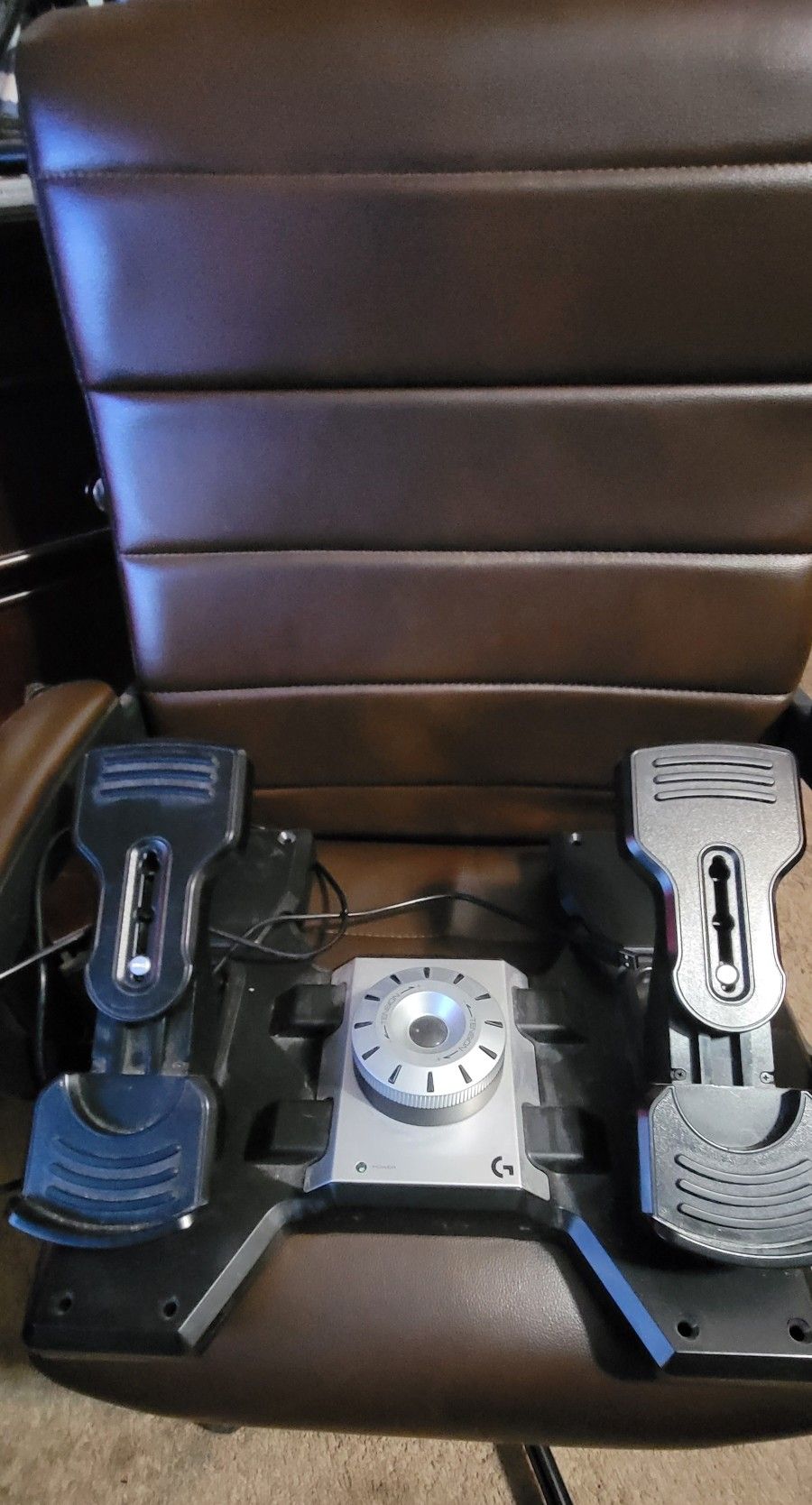 Flight Simulator Logitech Flight Rudder Pedals