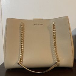 Michael Kors Bag, Beige, 13” x 10”