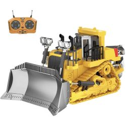 Remote Controlled Bulldozer Toy Kids Toy Gift RC