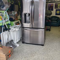 Black Stainless Steel Refrigerator