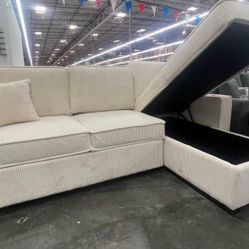 New Sleeper Sectional Couch With Storage 