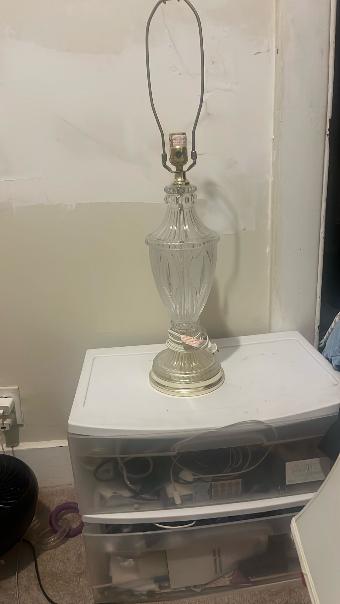 Crystal Lamp Great Condition