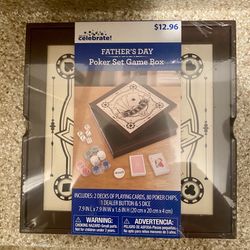 NEW Father’s Day Poker Game Set