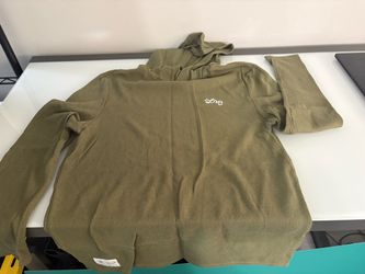 Medium green lrg lightweight hoodie