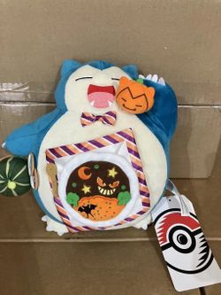 Snorlax Pokémon Center Pumpkin Celebration Plush