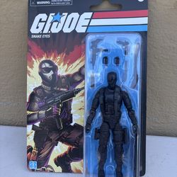 Gi Joe Classified Snake Eyes Retro Card Back