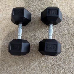 BRAND NEW Pair Of 45 Lb Dumbells 