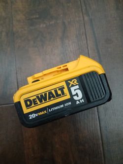 DeWalt Tools 20V Max XR 5Ah Lithium Ion Battery