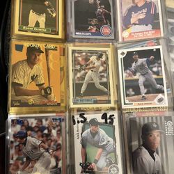 Huge Sports Card Collection Lot – Rookies, Stars, Vintage 90s–2020s MLB/NBA/NFL – Griffey, Jeter, Ripken + More