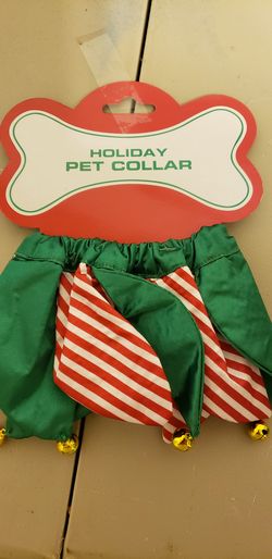 Christmas cat or small dog collar