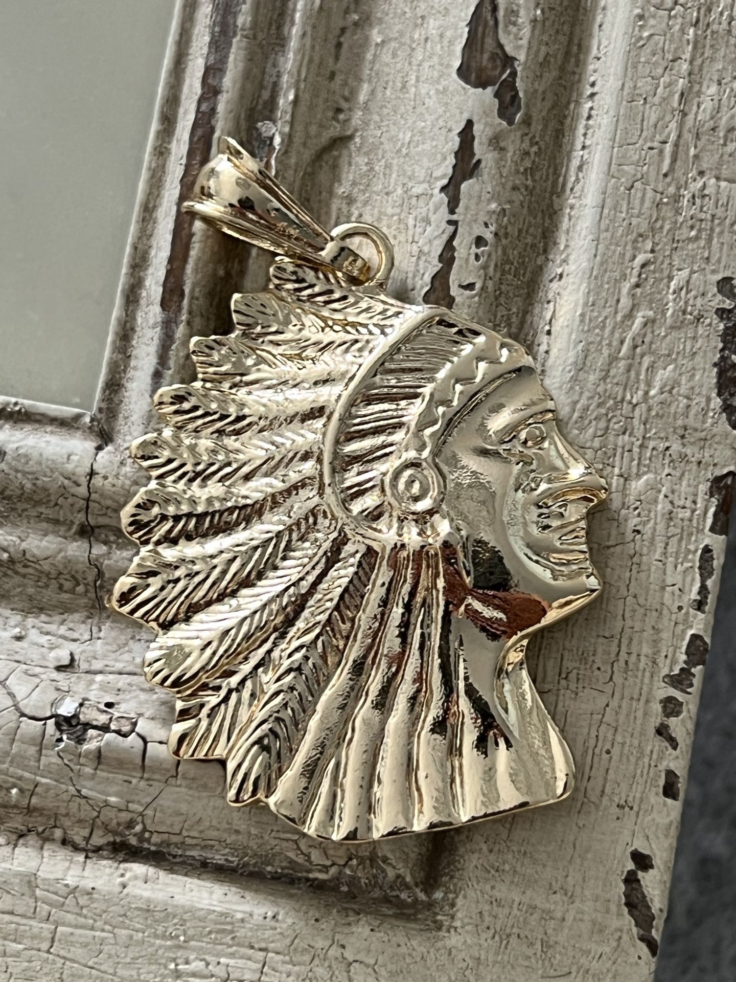 Indian Gold Plated Pendant