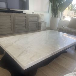 Marble Coffee Table 70”