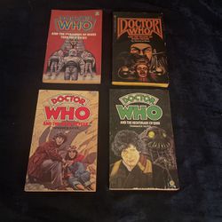 Doctor Who Book Lot Of 4
